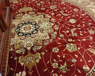 Medallion area rug. $100