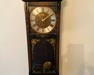 1970s Rythem 30 day wall clock