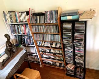 Lots of CDs VHS some records