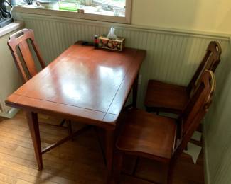 Kitchen Table have not found the fourth chair yet!