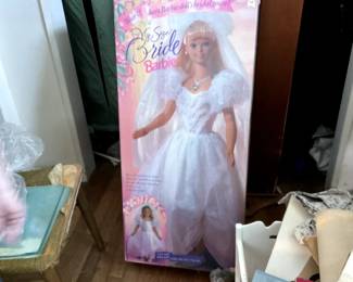 My Size Bride Barbie in box
