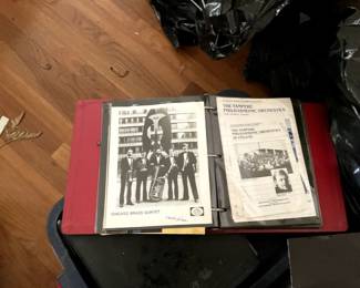 Scrapbooks of musicians