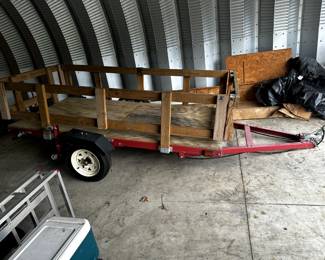 Folding Trailer side view