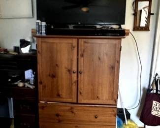 Furniture Armoire Cabinet LG 50in. TV