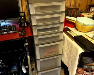 7 Drawer storage cart