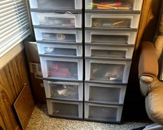 7 Drawer Storage Carts