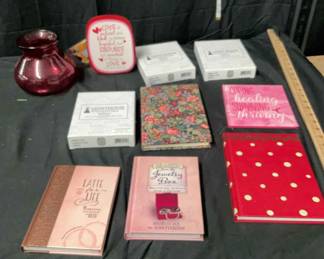Miscellaneous Red Pink Decor and Books