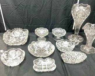 10 Piece Vintage Imperial Glass Set
