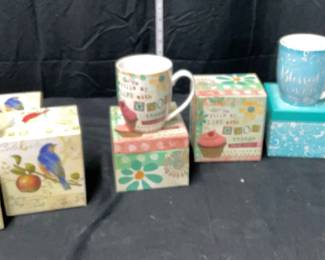 Set of 7 Mugs 3 Patterns