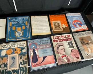 Vintage Sheet Music