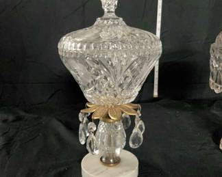 Two Piece Vintage Crystal Set