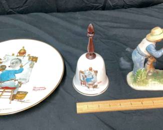 Three Piece Norman Rockwell Pieces