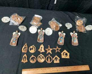 Christmas Nativity Ornaments, Decor Objects