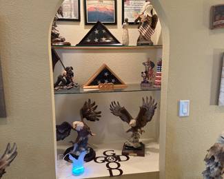 MANY Jo Slockbower eagles with certificates of authenticity.