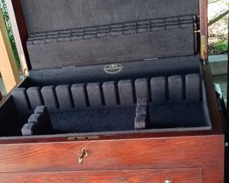 Reed Burton Two Drawer Silverware Case