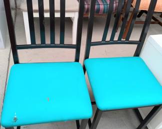 Two Metal Based Chairs