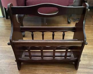 Antique Magazine Rack