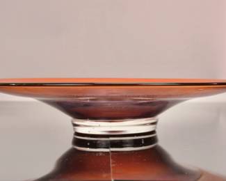 Dierk Van Keppel Art Glass Plate