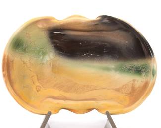 studio art pottery charger
