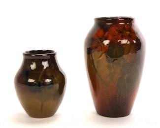 Rookwood pottery vases