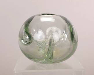 Richard Stauffer art glass vase