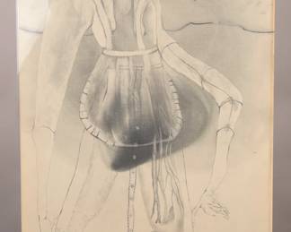 Graphite on paper Surrealism drawing