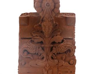 Terra cotta shelf
