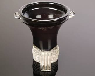 Post-Modern art glass vase