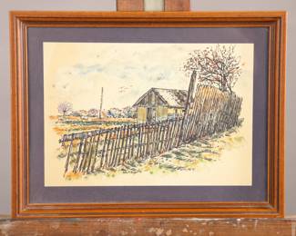  Pete Dugan Watercolor & Ink #1