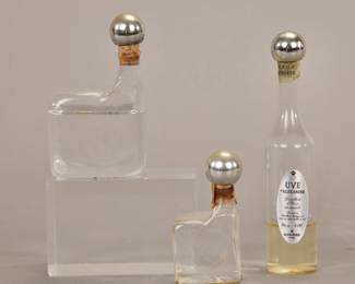 Italian Grappa glass bottles