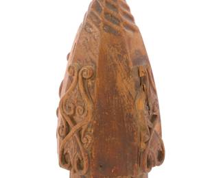 carved wood architectural element