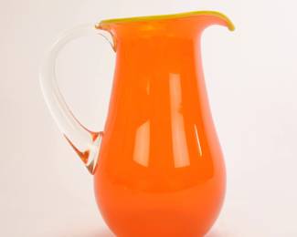Glass pitcher