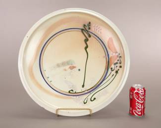 art pottery charger