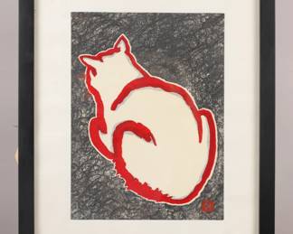 Sadanobu Hasegawa woodblock print