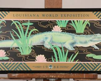 Louisiana World Expo 1984 Serigraph poster