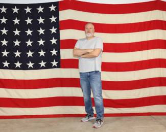 Massive WWII 48 star flag