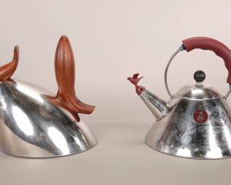 Alessi post-modern tea pots