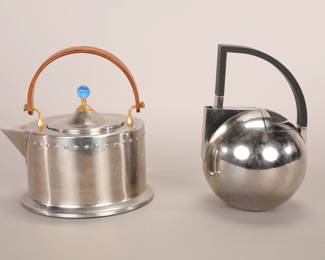 Bodum & Oliver Hemming post-modern tea pots