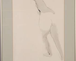 Evarne K. English watercolor line study