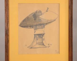 Vintage drawing