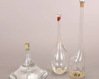Italian grappa glass bottles