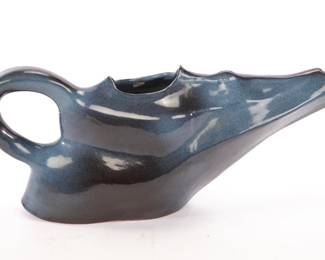 Post-Modern studio art pottery tea pot