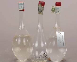 Italian grappa glass bottles