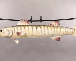 large metal garr fish