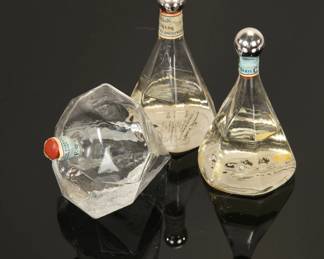 Italian Grappa glass bottles