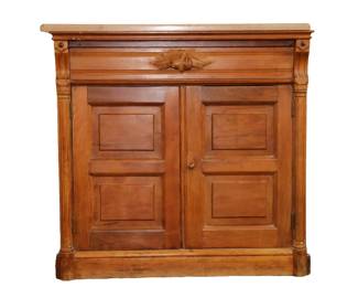 Victorian cabinet with marble top