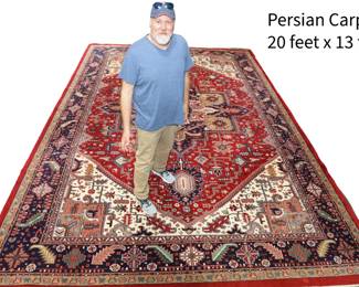 Persian Carpet: 20' x 13'