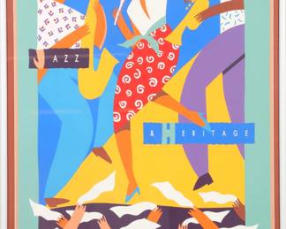 New Orleans Jazz Festival Serigraph poster