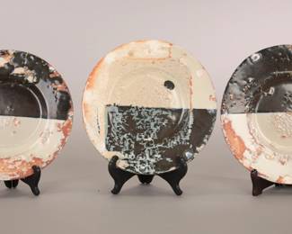 art pottery plates