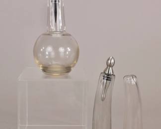Henry Dean art glass salad set